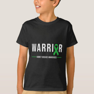 腎臓病認識度戦士の回復グリーンリ Tシャツ