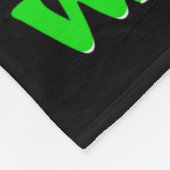 腎臓病認識度生存者グリーンリボンママ フリースブランケット (角)