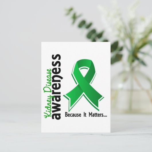 腎臓病認識度5 ポストカード (スタンド正面)