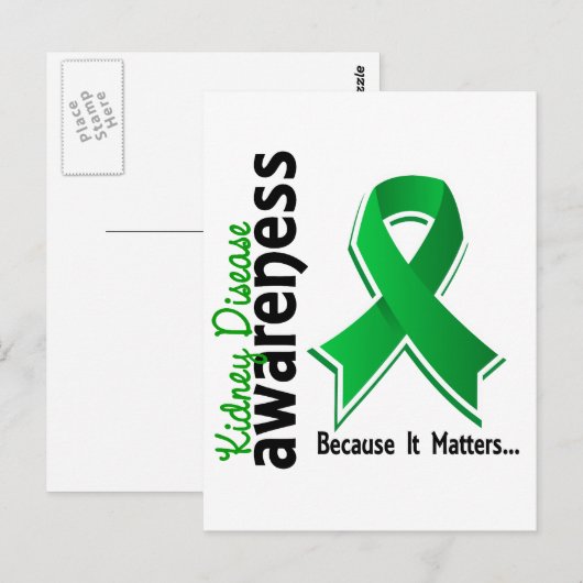 腎臓病認識度5 ポストカード (正面/裏面)