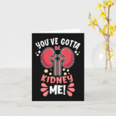 腎臓私得透析患者の腎臓病になる カード (黄色い花)