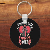 腎臓私得透析患者の腎臓病になる キーホルダー (正面)