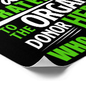 腎臓移植サバイバー臓腎臓臓臓臓臓臓臓臓臓臓臓臓臓臓臓献体Reci（腎臓移植サバイバー） ポスター (角)