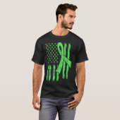 腎臓移植ドナーUSAフラグ手術の回復 Tシャツ (正面フル)