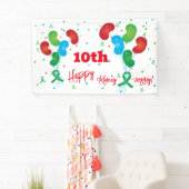 腎臓移植周年記念パーティーバナー 横断幕 (インサイチュ)