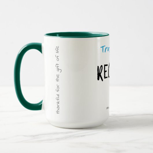 腎臓移植患者 マグカップ (左)