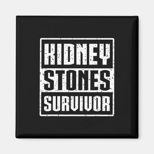 腎臓移植患者 – 腎臓結石生存者 マグネット (正面)