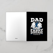 腎臓移植生存者の臓器提供者 箔グリーティングカード (外側レイダウン)