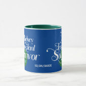 腎臓移植生存者コカスタムーヒー マグカップ (中央)