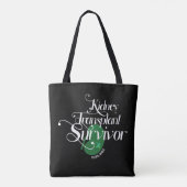 腎臓移植生存者 トートバッグ (裏面)