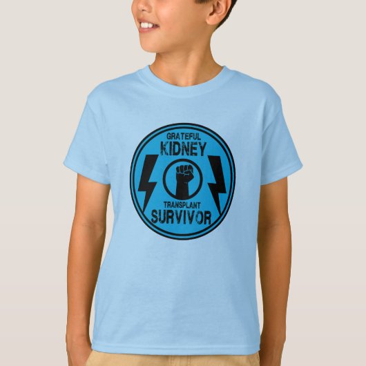 腎臓移植生存者 Tシャツ (正面)