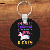 腎臓移植腎手術かわいいG用ユニコーン キーホルダー (正面)