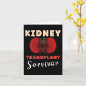 腎臓移植腎臓病1 カード (黄色い花)