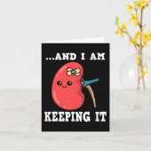 腎臓移植腎臓病3 カード (黄色い花)