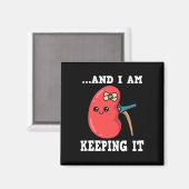 腎臓移植腎臓病3 マグネット (正面/裏面)