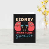 腎臓移植腎臓病5 カード (黄色い花)