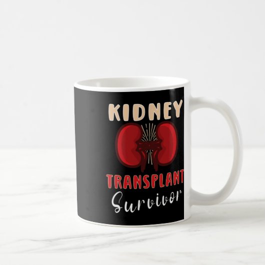 腎臓移植腎臓病6 コーヒーマグカップ (右)