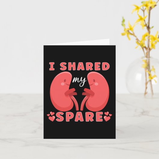 腎臓移植腎臓病 カード (黄色い花)