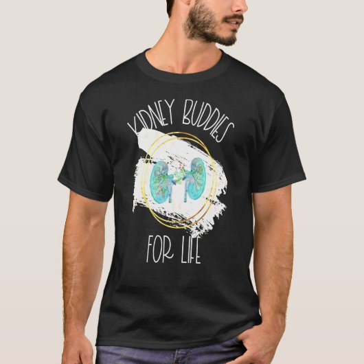 腎臓移植腎臓芽腫 Tシャツ (正面)