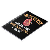 腎臓移植臓器の体液 ノートブック (左側)