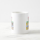 腎臓移植記念日おめでとう コーヒーマグカップ (中央)