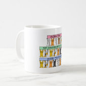 腎臓移植記念日おめでとう コーヒーマグカップ (正面左)