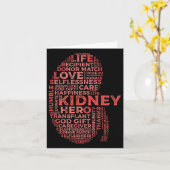 腎臓結石腎疾患認識度患者治療 カード (黄色い花)