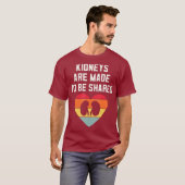 腎臓臓移植腎臓学ナース Tシャツ (正面フル)
