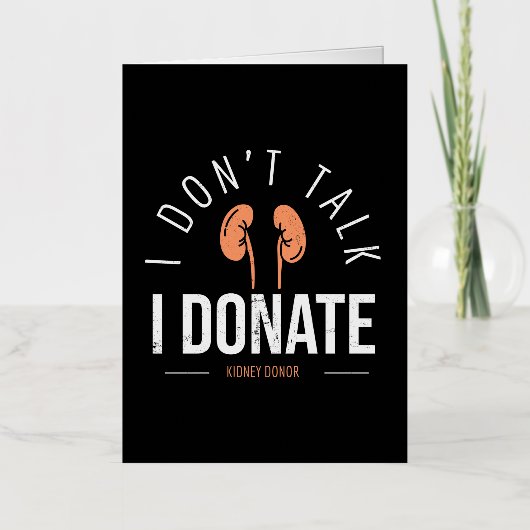 腎臓臓臓臓器移植認識度 箔グリーティングカード (正面)