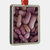 腎臓豆のクローズアップ メタルオーナメント (右)