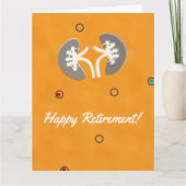 腎臓退位腎アートデザイン カード (正面)