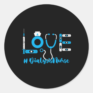腎臓透析ナースラブステソスコープナース ラウンドシール