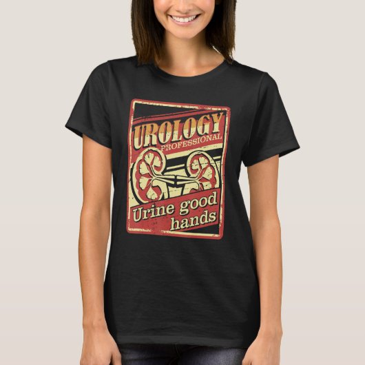 腎臓 尿 お手本 泌尿器科 Tシャツ (正面)