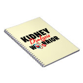 腎透析戦士の腎臓の受領者 ノートブック (右側)