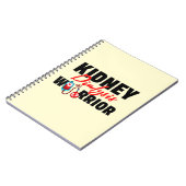 腎透析戦士の腎臓の受領者 ノートブック (左側)