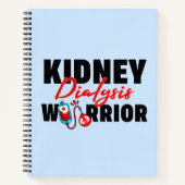 腎透析戦士の腎臓の受領者 ノートブック (正面)