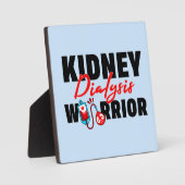 腎透析戦士の腎臓の受領者 フォトプラーク (正面)