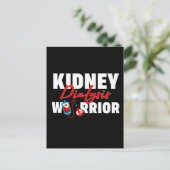 腎透析戦士の腎臓の受領者 ポストカード (スタンド正面)