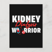 腎透析戦士の腎臓の受領者 ポストカード (正面)