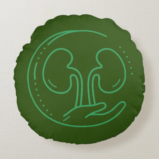 腎透析用枕 ラウンドクッション (正面)