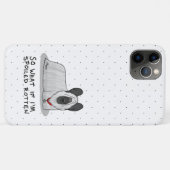 腐ったスカイテリア犬（シルバー）かわいいおもしろい Case-Mate iPhoneケース (裏面(横))