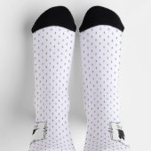 腐ったスカイテリア犬（黒）かわいいおもしろい ソックス (上部)