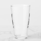 腐ったボストンテリア(黒)かわいい犬 タンブラーグラス (左)