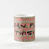 腐った歯の歯科医の歯科の歯科矯正学 モーフィングマグカップ (中央)