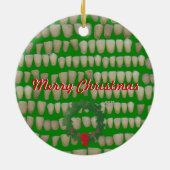 腐った歯の歯科医のOrthodintistの口頭外科医 セラミックオーナメント (裏面)