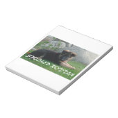 腐った腐ったドイツの羊飼い ノートパッド (回転)