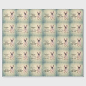 腐った腐ったフランスのブルドッグがここに住む ラッピングペーパー (フラット)