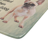 腐った腐ったフランスのブルドッグが生きる カッティングボード (角)