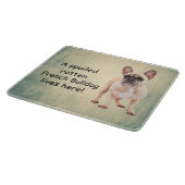 腐った腐ったフランスのブルドッグが生きる カッティングボード (角)