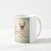 腐った腐ったフランスのブルドッグが生きる コーヒーマグカップ (正面右)